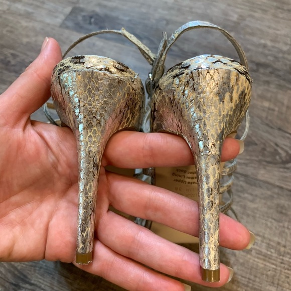 Adrianna Papell Emmanuelle Snakeskin High Heel - Picture 8 of 14